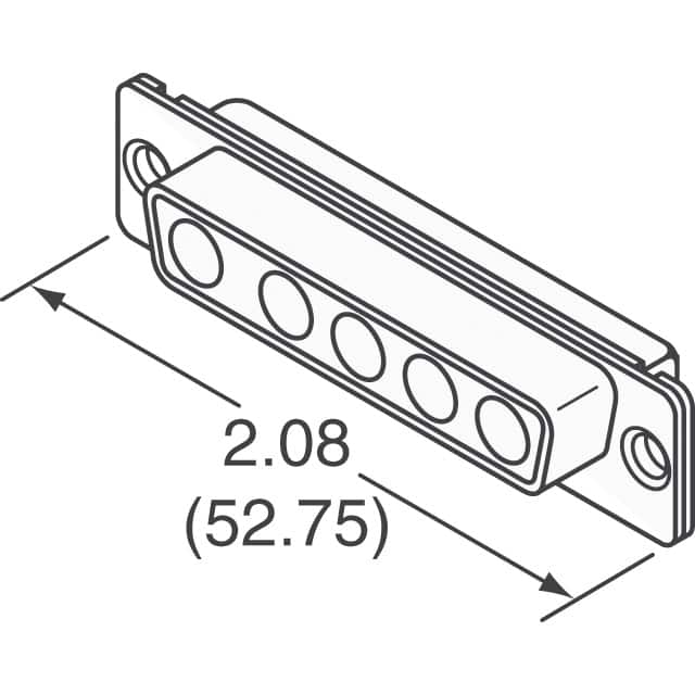 L77TWB5W5S Amphenol ICC (Commercial Products)  Alloggiamenti per connettori D-Sub a forma di D
